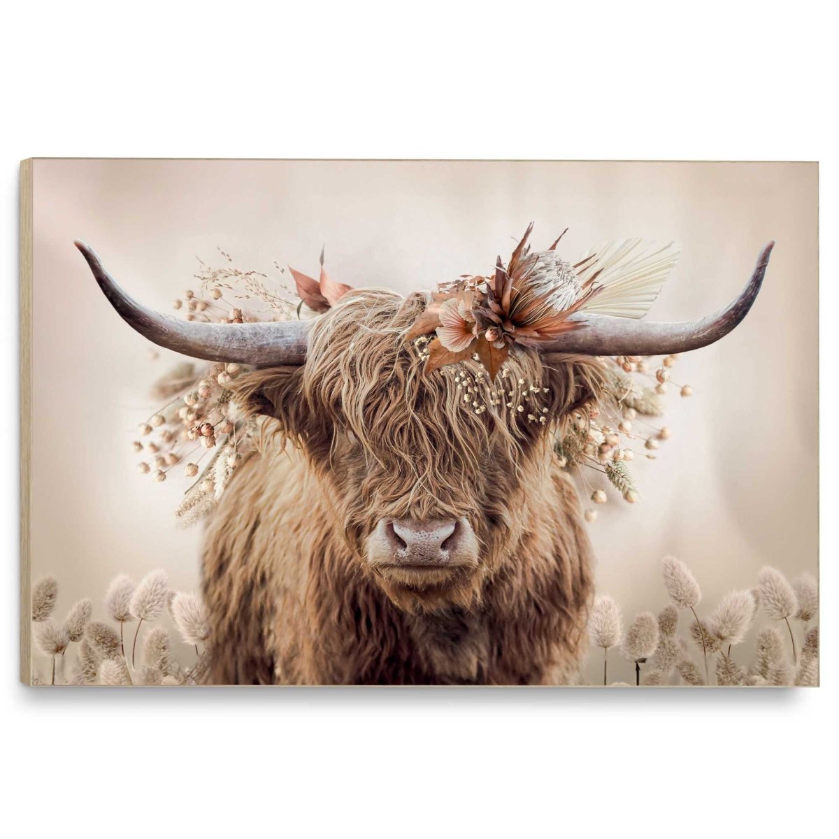Schilderij Floral Highlander 100x140 - Framed Panel - Reinders