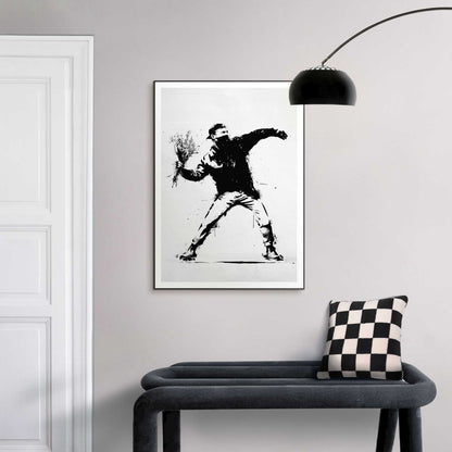 Schilderij Flower Thrower 70x50 - Reinders