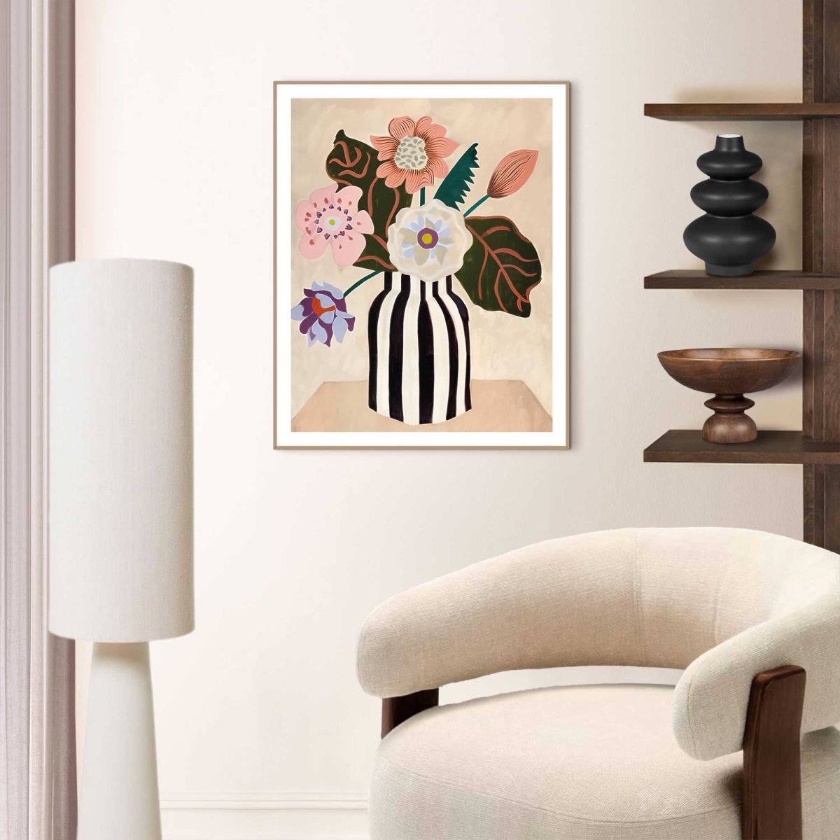 Schilderij Funky Flowers 50x40 - Reinders