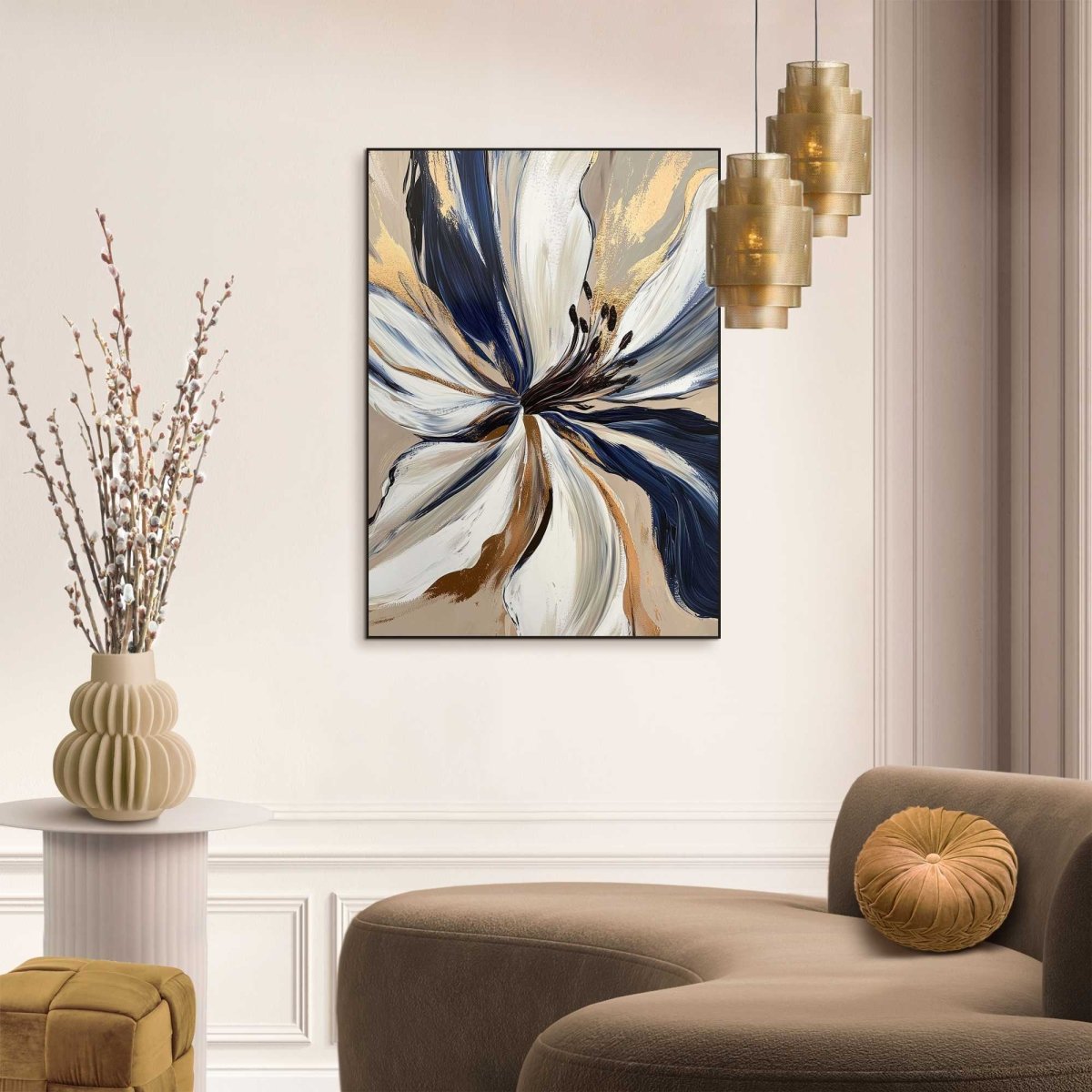 Schilderij Glamour Flower 70x50 - Reinders
