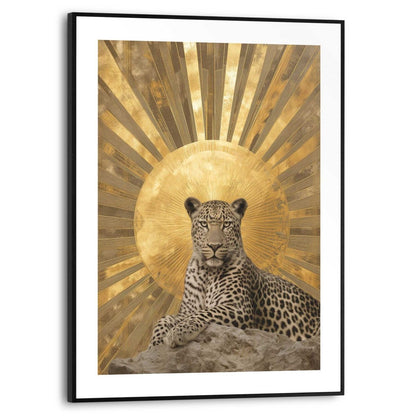 Schilderij Koninklijk Luipaard 40x30 - Slim Frame - Reinders