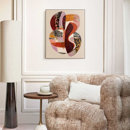 Schilderij Levend Contrast 40x50 - Framed Panel - Reinders