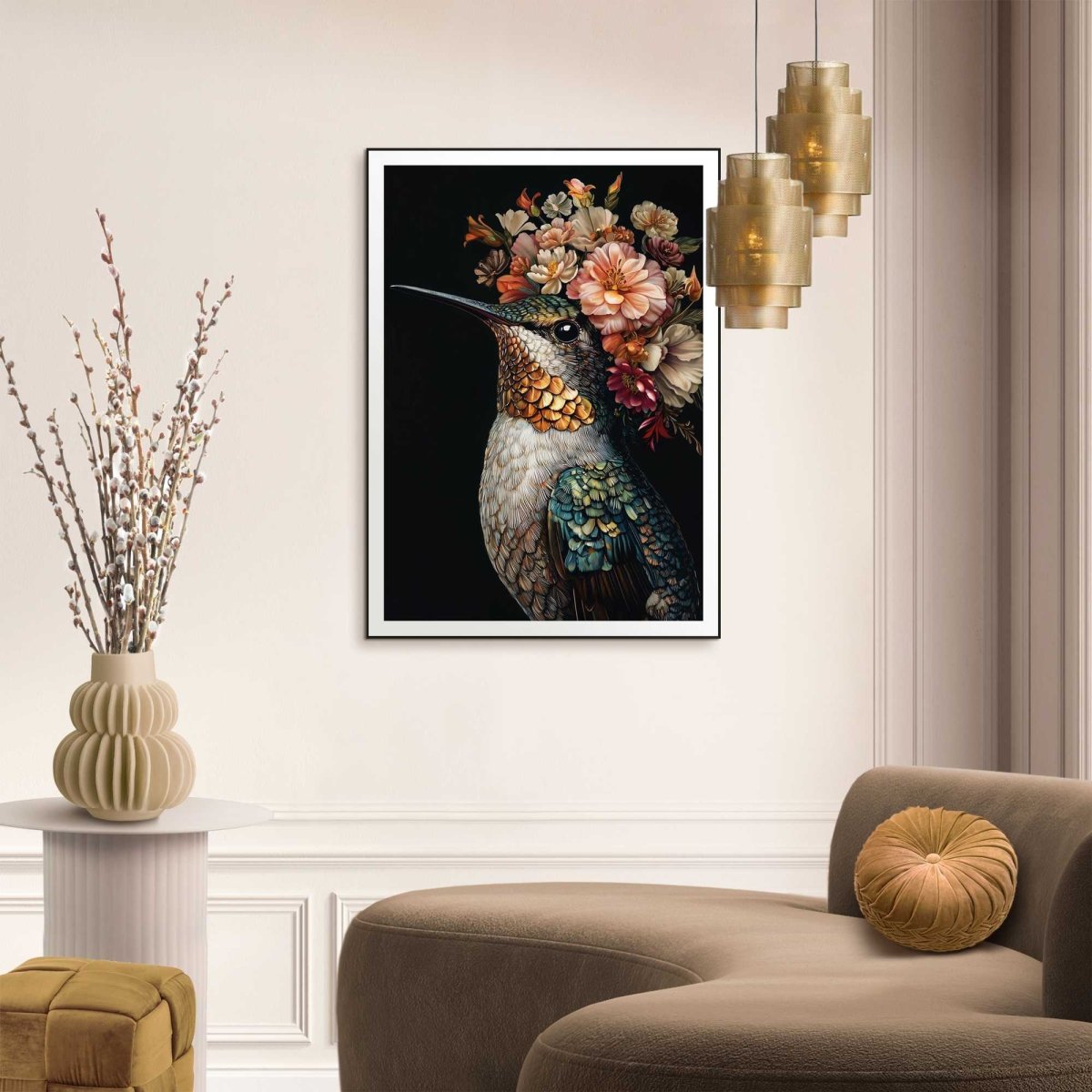 Schilderij Lovely Hummingbird 70x50 - Reinders