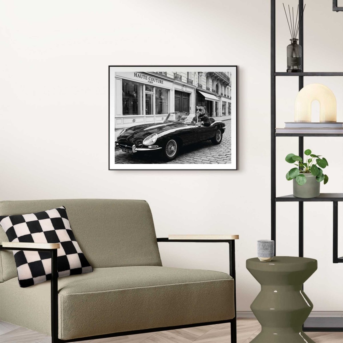 Schilderij Luxe Rit 40x50 - Slim Frame - Reinders