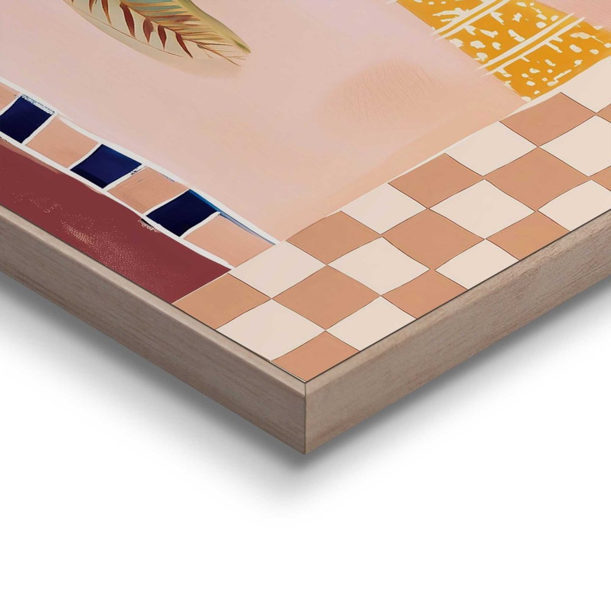 Schilderij Mediterrane Palm 40x30 - Slim Frame - Reinders