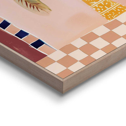 Schilderij Mediterrane Palm 40x30 - Slim Frame - Reinders
