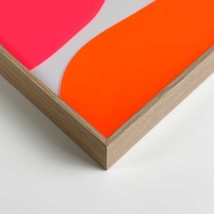 Schilderij Neon Connected 70x50 - Reinders