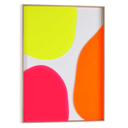 Schilderij Neon Connected 70x50 - Reinders