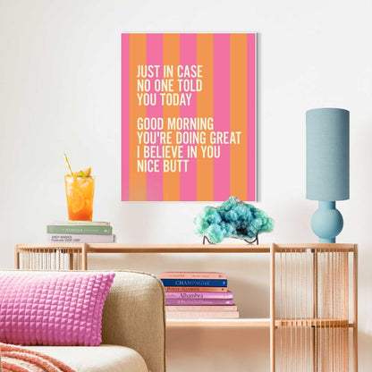 Schilderij Positieve Start 50x40 - Slim Frame - Reinders