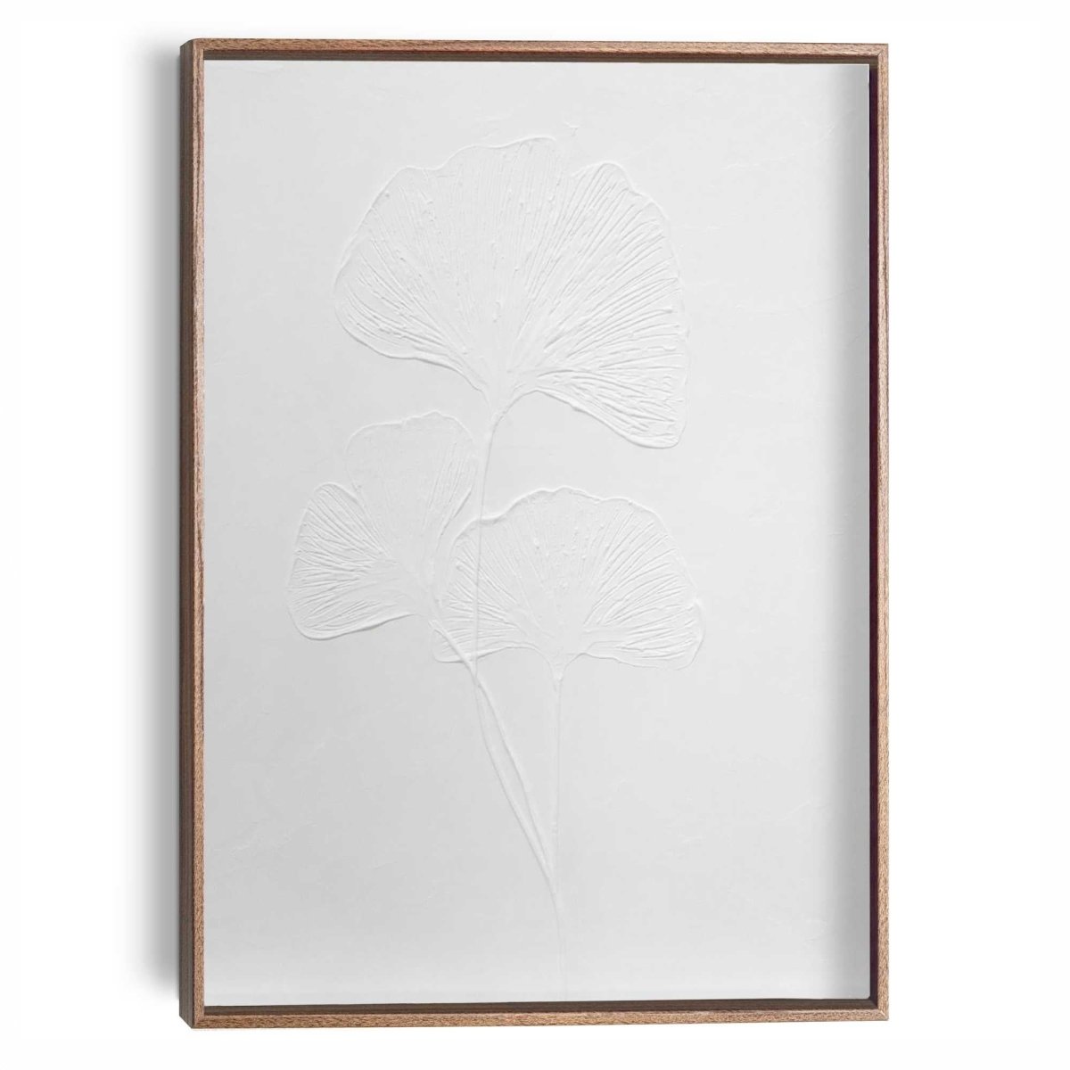 Schilderij Relief Art Gingkobladeren 40x30 - Reinders