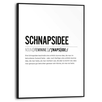 Schilderij Schnapsidee 40x30 - Reinders