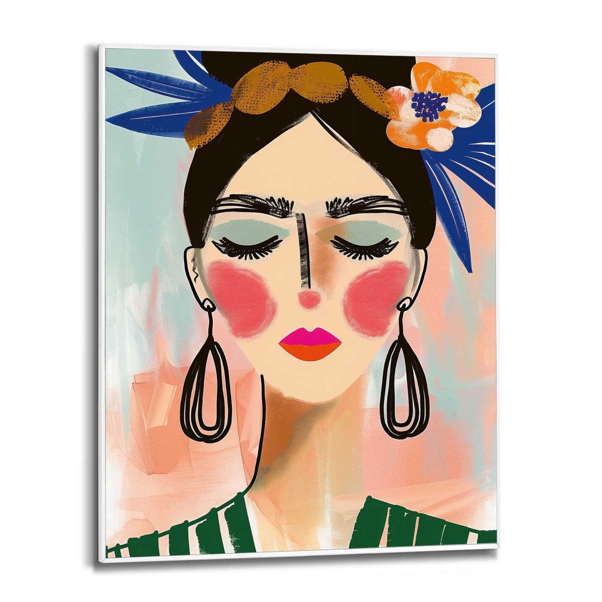 Schilderij Spring Face 50x40 - Reinders