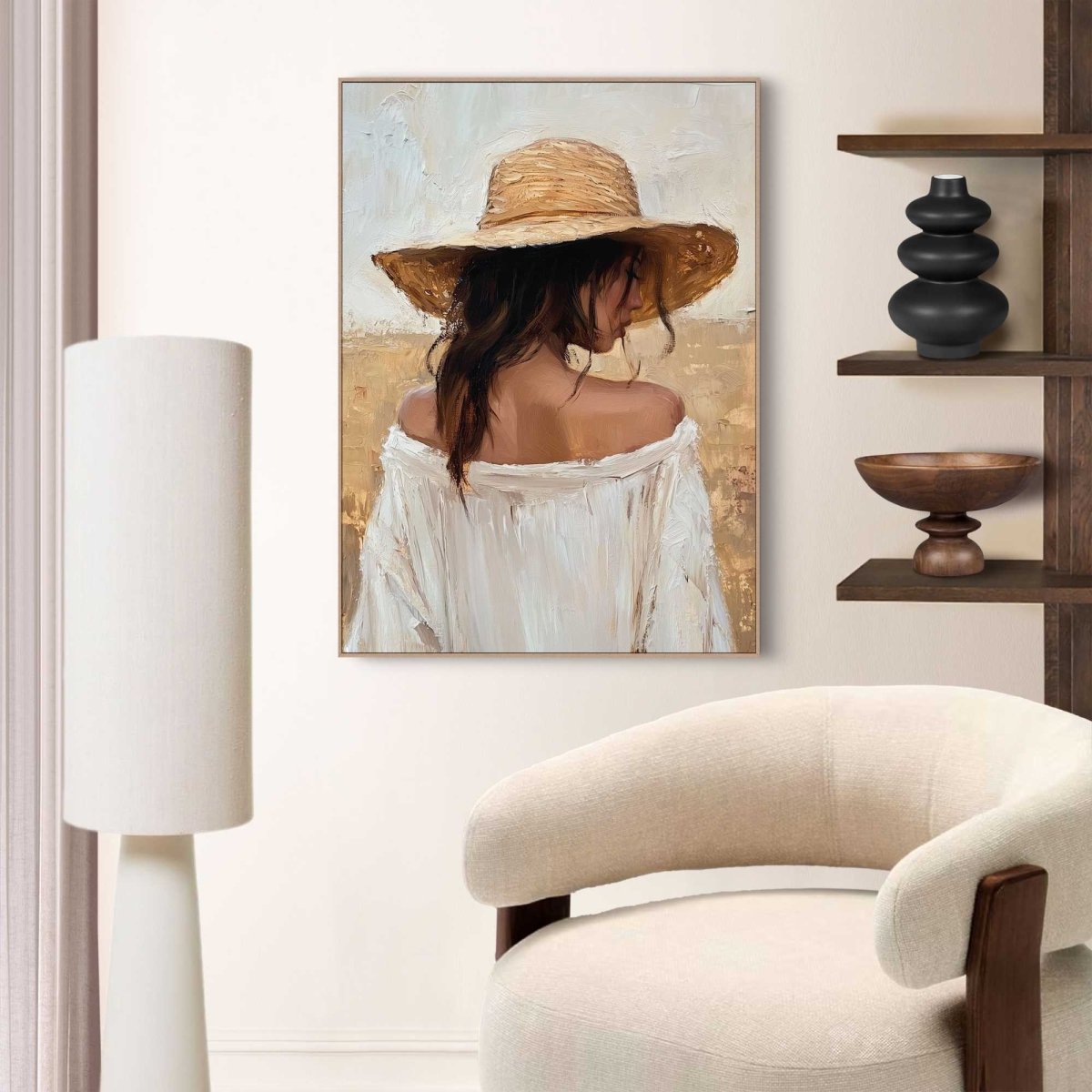 Schilderij Summer Lady 70x50 - Reinders