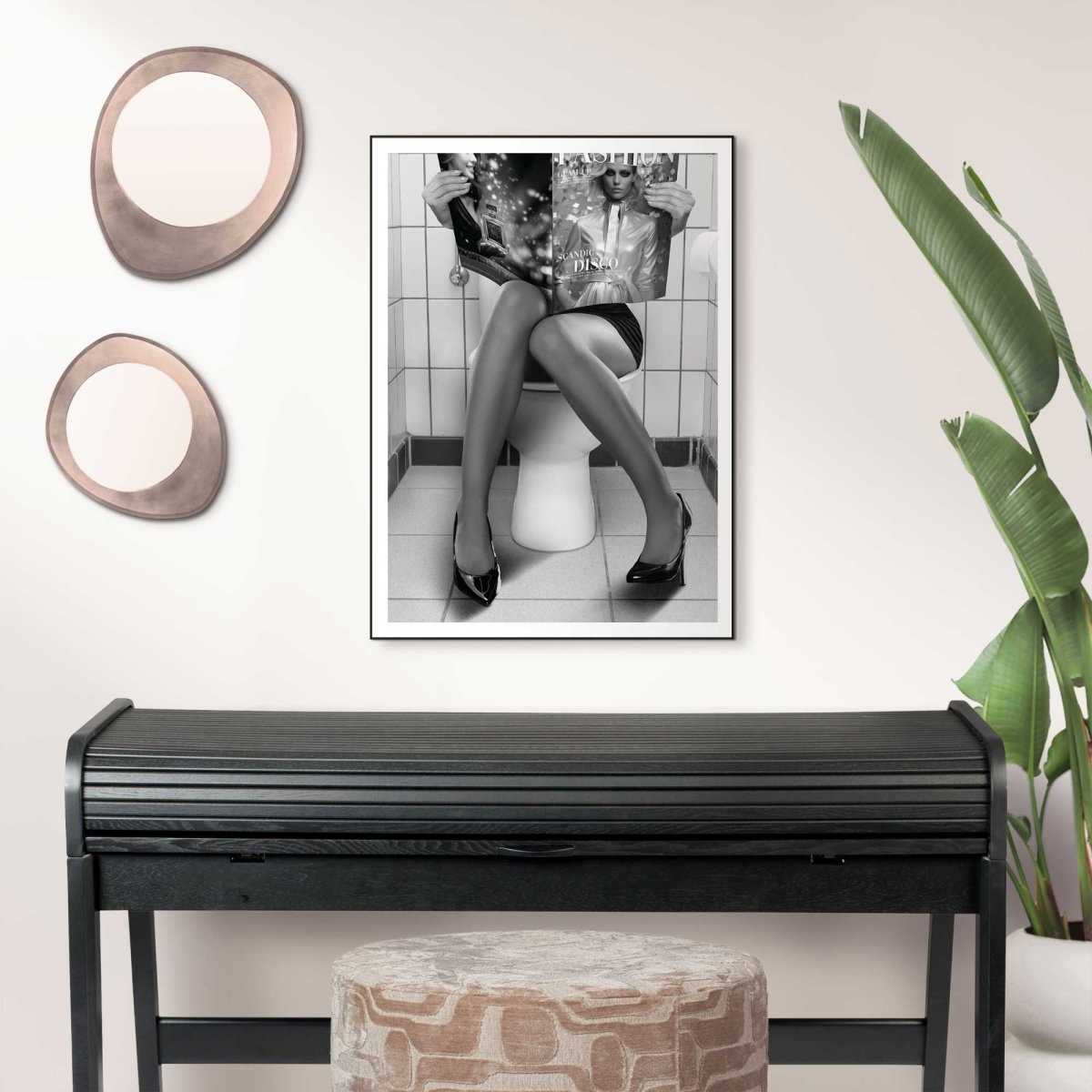 Schilderij Toilet Fashion 70x50 - Reinders