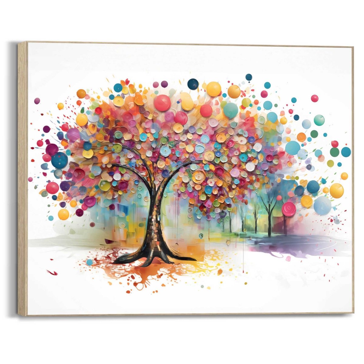 Schilderij Tree of Colours 50x40 - Reinders