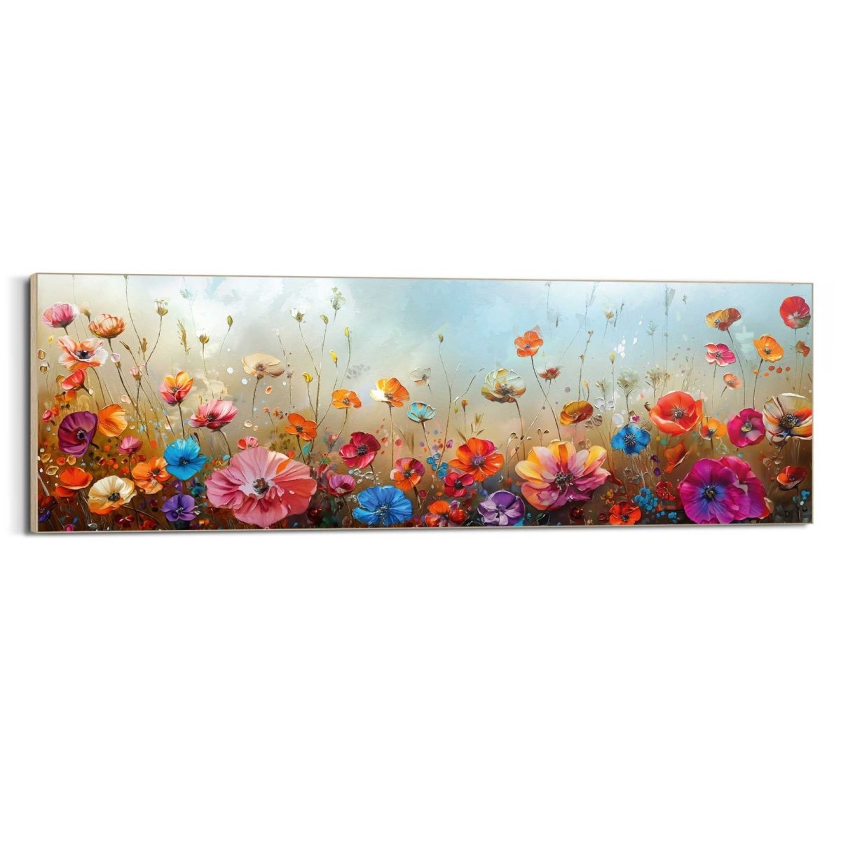 Schilderij Vibrant Field 156x52 - Reinders