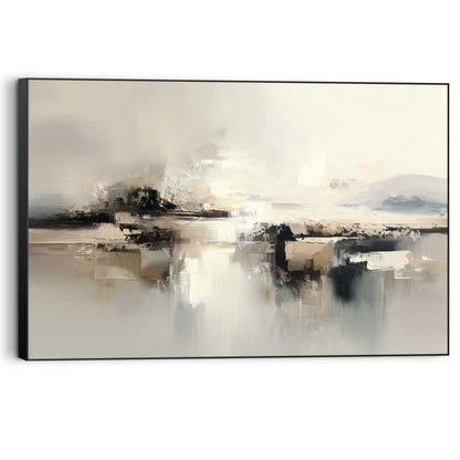 Schilderij Zachte Horizon 60x90 - Framed Panel - Reinders