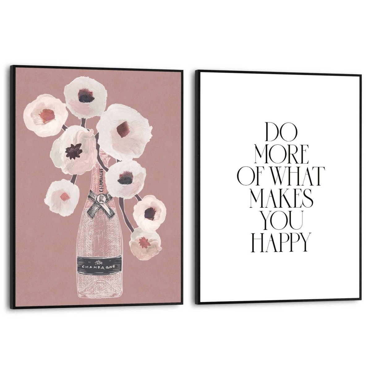 Schilderijen set Happiness Flowers - Reinders
