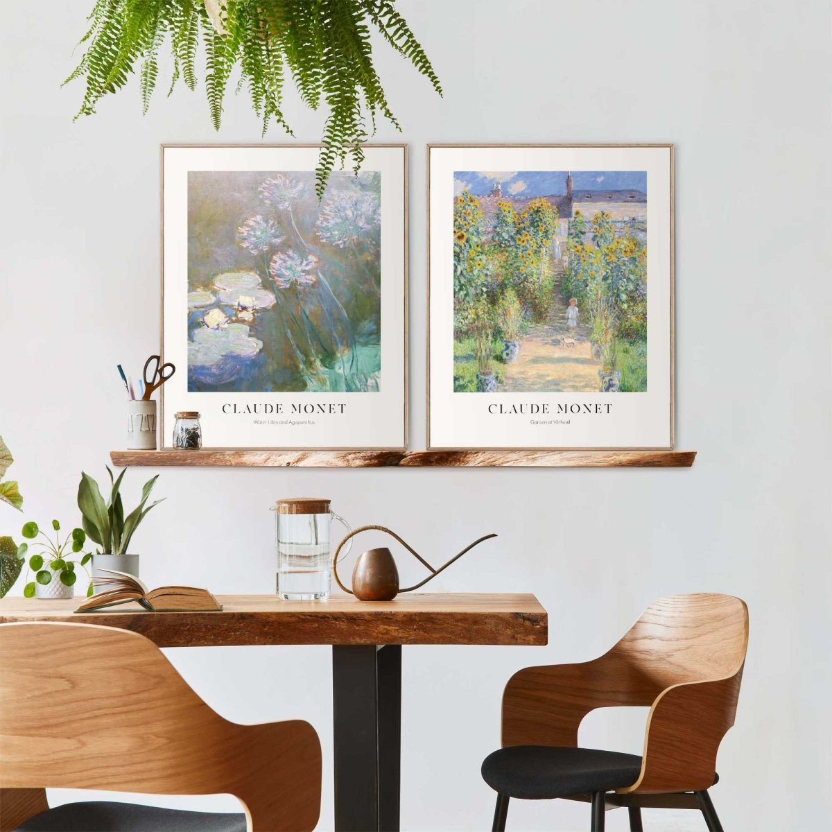 Schilderijen set Monet Garden Set 50x40 - Reinders