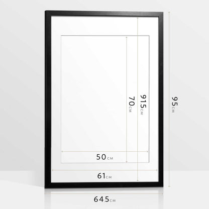 Wissellijst hout zwart poster 61x91,5 - Reinders
