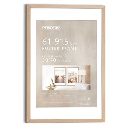 Wissellijst Poster 61x91,5 of 50x70 Beuken - Reinders