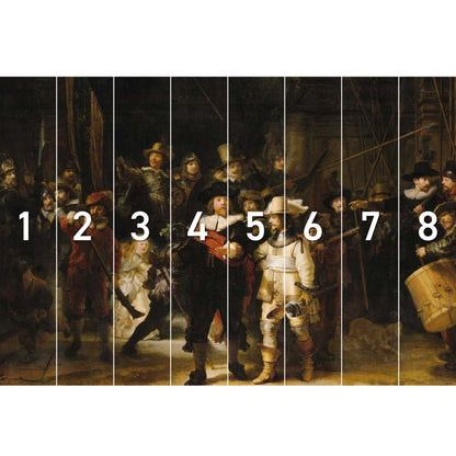 Fotobehang Rembrandt Nachtwacht 260x384 - Reinders