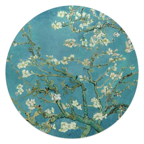Glasbild Van Gogh Mandelblüte 50 Rund