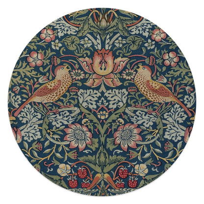 Glasschilderij William Morris - aardbeiendief 50 Rond - Reinders