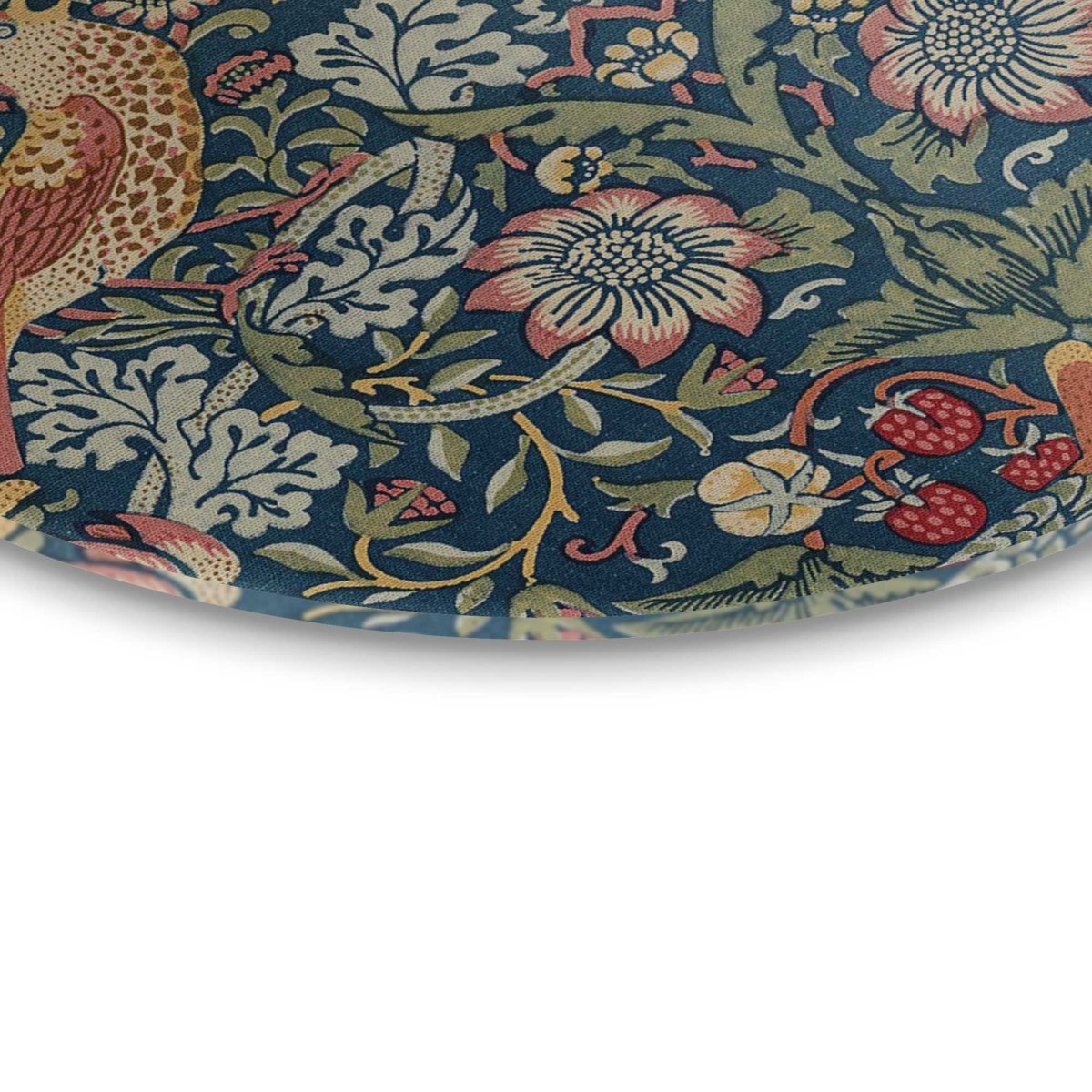 Glasschilderij William Morris - aardbeiendief 50 Rond - Reinders