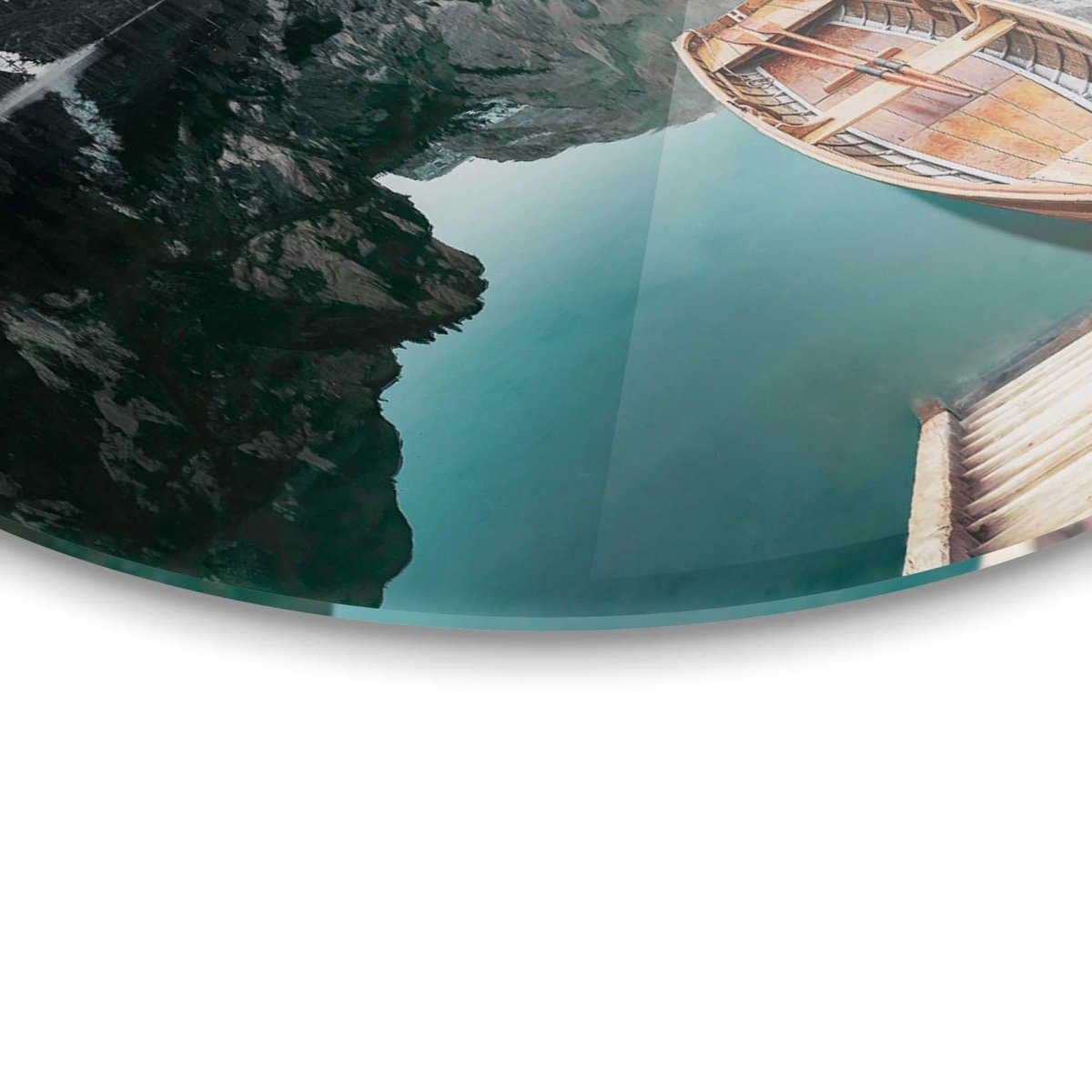 Plexiglasschilderij Bergmeer 50 Rond - Reinders