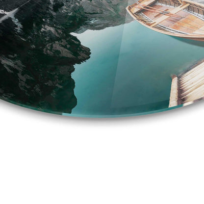 Plexiglasschilderij Bergmeer 50 Rond - Reinders
