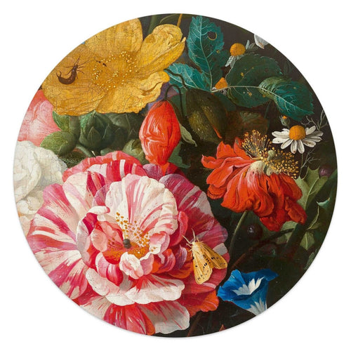 Plexiglasbild De Heem Blumen 50 Rund