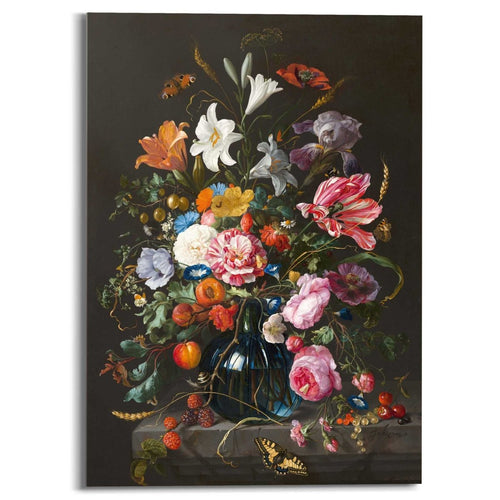 Plexiglasbild De Heem Stilleben mit Blumen 70x50