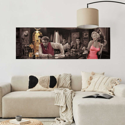 Poster Bogart, Dean, Presley & Monroe 53x158 - Reinders