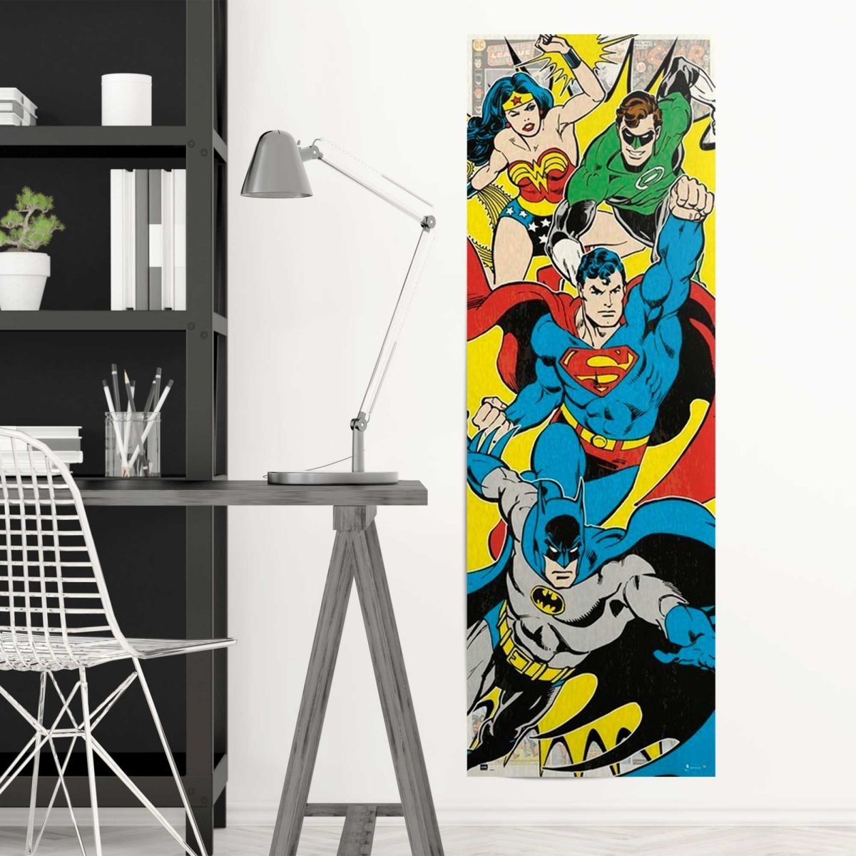 Poster DC Comics superhelden 158x53 - Reinders