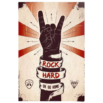 Poster Rock Hard 91,5x61 - Reinders
