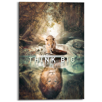 Schilderij Believe in yourself 90x60 - Reinders