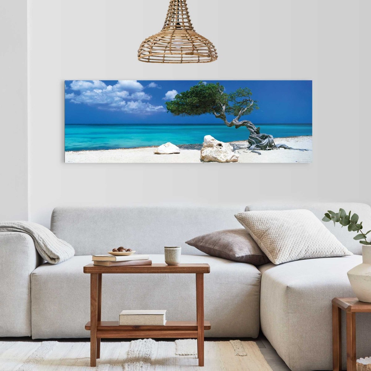 Schilderij Divi Divi boom 52x156 - Reinders