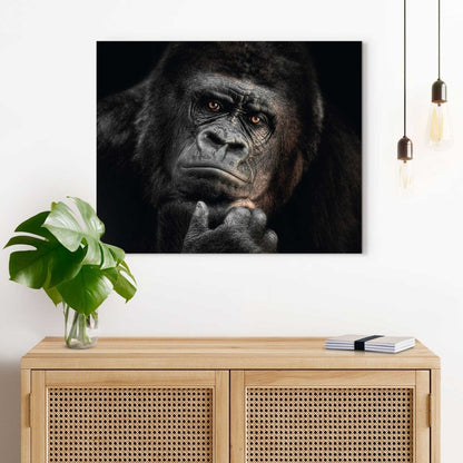Schilderij Gorilla 40x50 - Reinders