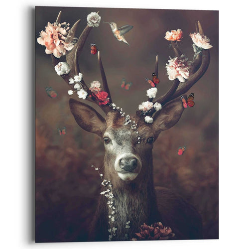 Wandbild Hirsch 50x40