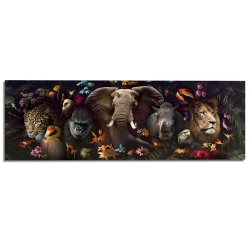 Wandbild Dschungel Fantasie 52x156