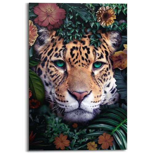 Wandbild Leopard 90x60