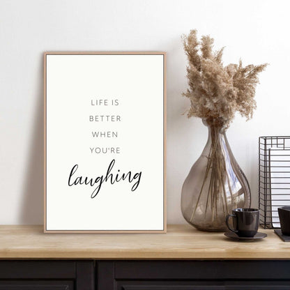 Schilderij Laughing 30x20 - Reinders