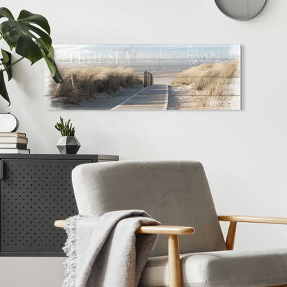 Schilderij Noordzee duinen 30x90 - Reinders