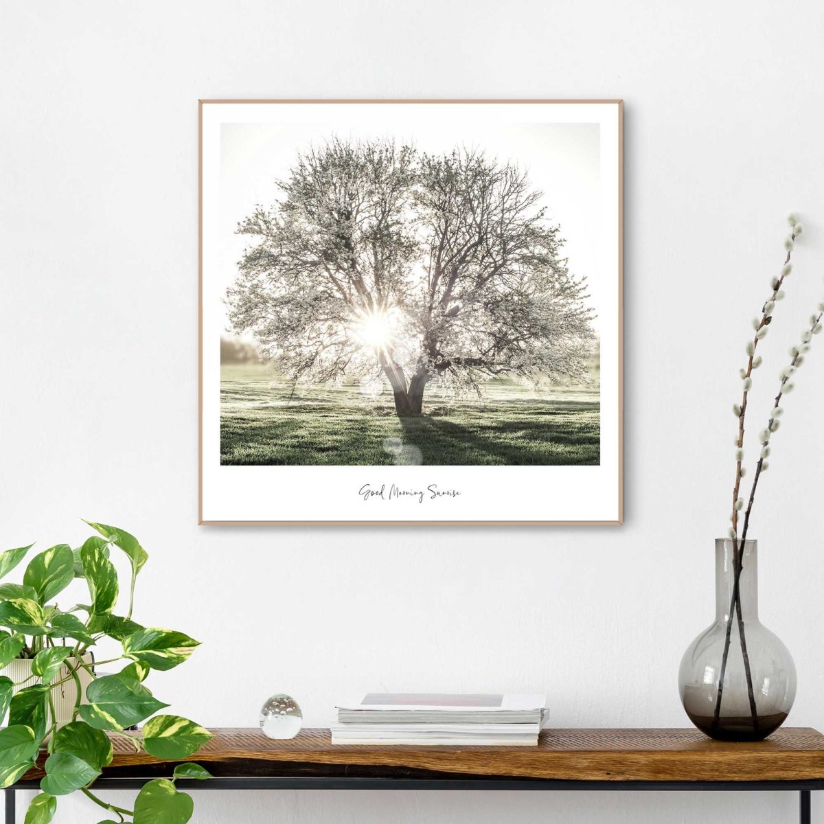 Schilderij Ochtendzon 50x50 - Reinders