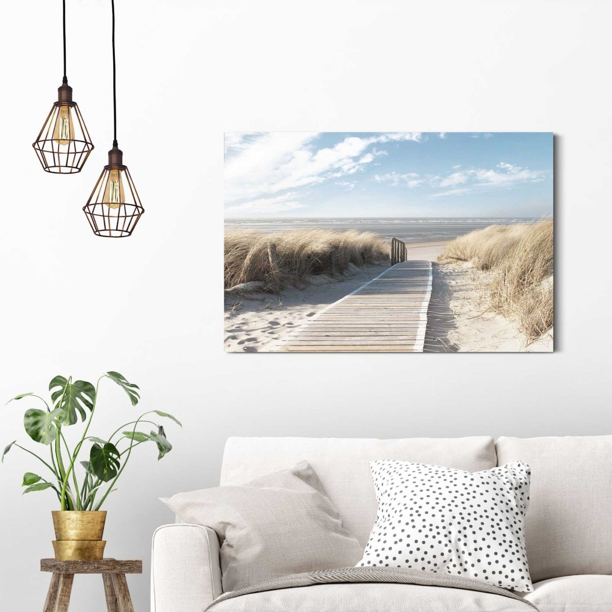 Schilderij Pad door de duinen 60x90 - Reinders