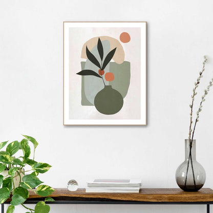 Schilderij Vaas met bloemen 50x40 - Reinders