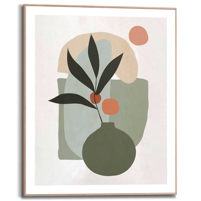 Schilderij Vaas met bloemen 50x40 - Reinders