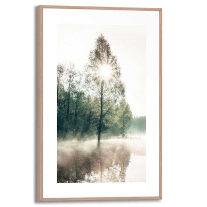 Schilderij Zon door de bomen 30x20 - Reinders