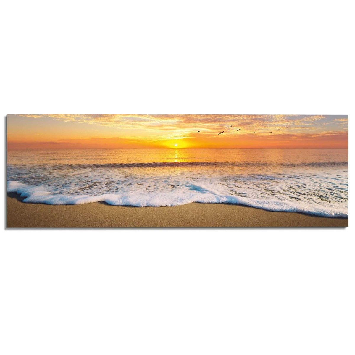 Schilderij Zonsondergang 52x156 - Reinders
